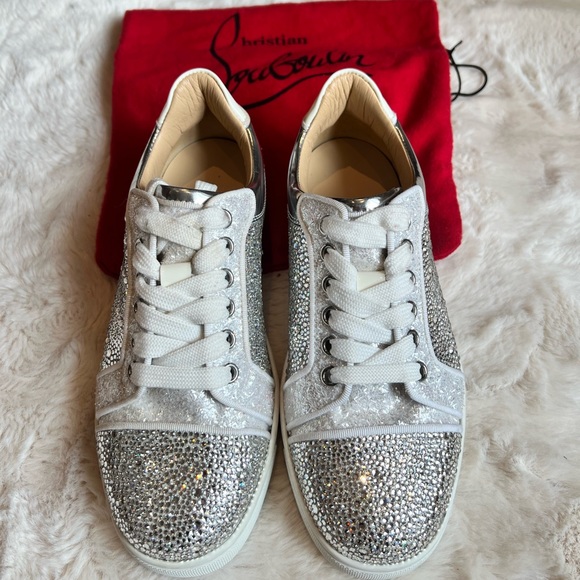 Louboutin Junior Strass Womens Sneaker